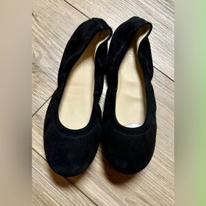 Czzptc Life Style Black Suede Women's Flats